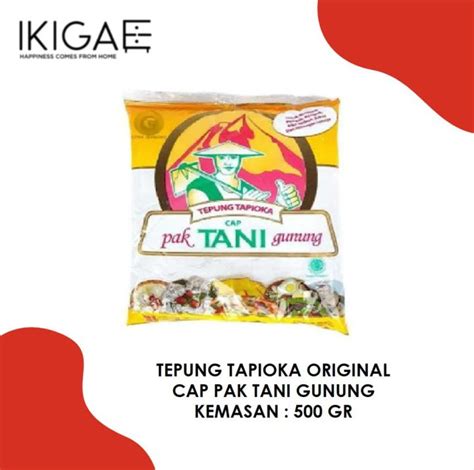 Sagu Tani Gunung Tepung Tapioka Cap Pak Tani Gunung Gr Lazada