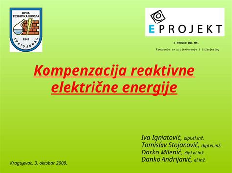 PPT Komenzacija Reaktivne Elektricne Energije DOKUMEN TIPS