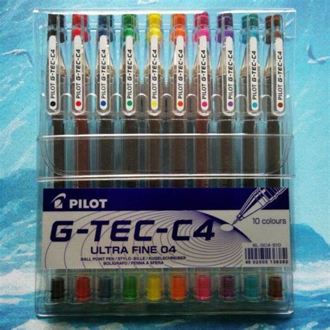 Pilot G Tec Gtec C Ultra Fine Roller Ball Pen Set Of Colours