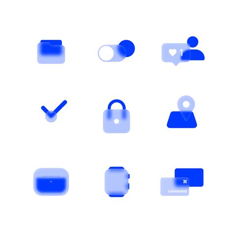 Glassmorphism icons | Behance