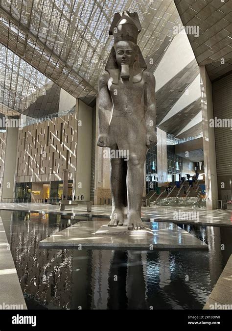 Statue Of Ramses Ii In The Grand Egyptian Museum Stock Photo Alamy