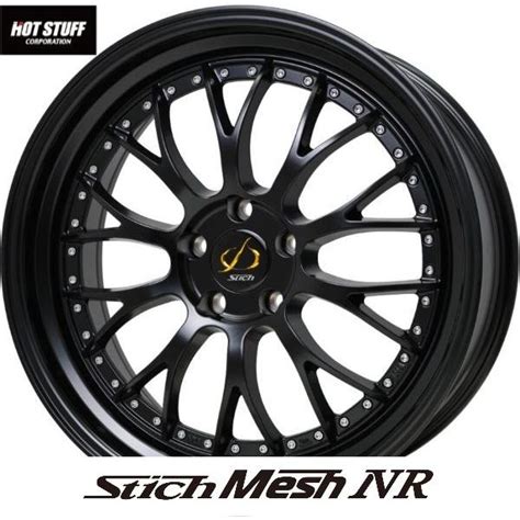 HOT STUFF 2025年MODEL 深リム GB シュティッヒ メッシュ NR 8 5J 20in IS38 114 3 新品4本 30