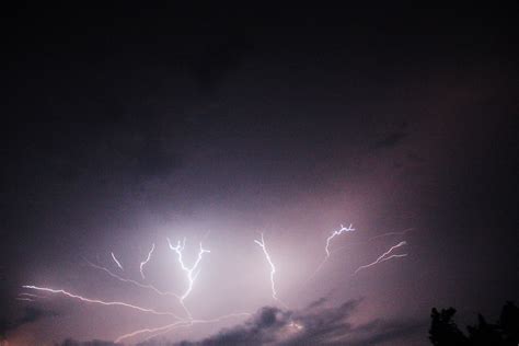 Wallpaper Dark Night Sky Clouds Lightning Storm Evening Canon