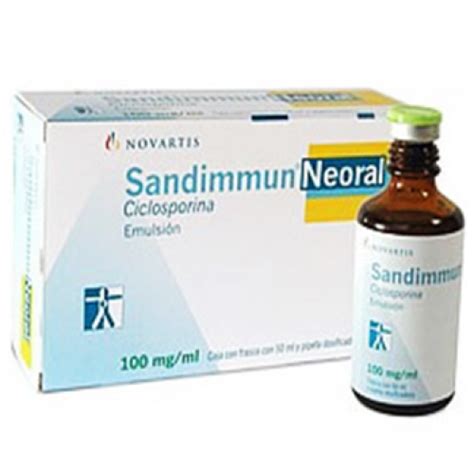 Sandimmun Neoral 100 Mg Ml Cyclosporin Oral Solution 50 Ml