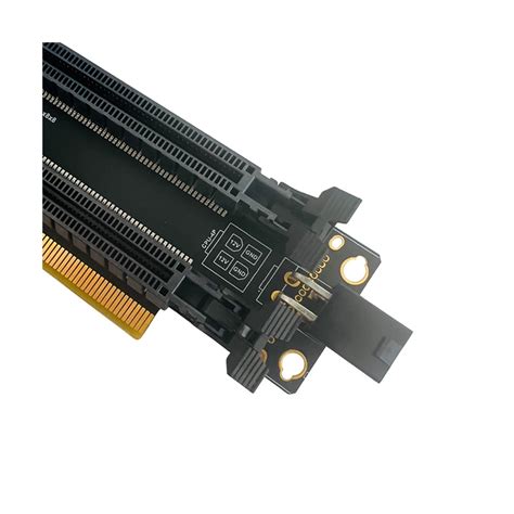 Pci E 40 X16 1 To 2 Expansion Card Gen4 Split Card Pcie Bifurcation X16 To X8x8 With 20mm