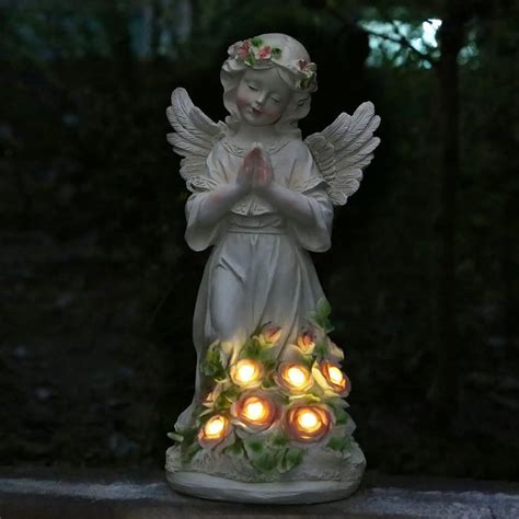 Garden Decor Angel Statue Outdoor Patio Garden Sculptures Statues