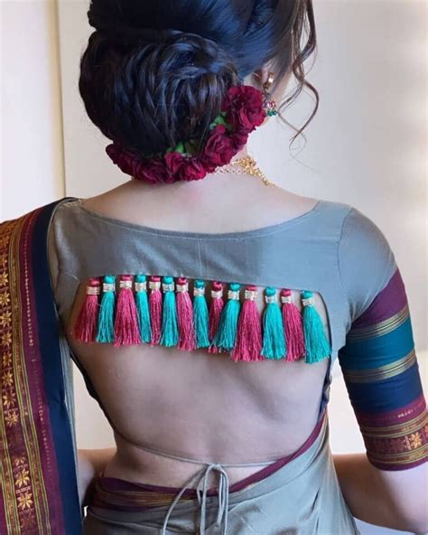 30 Amazing Back Neck Latest Blouse Designs Ideas In 2023