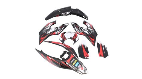 Verkleidungskit Dekor Radical Racing Aprilia SX 125 Ab Bj 18 Rot