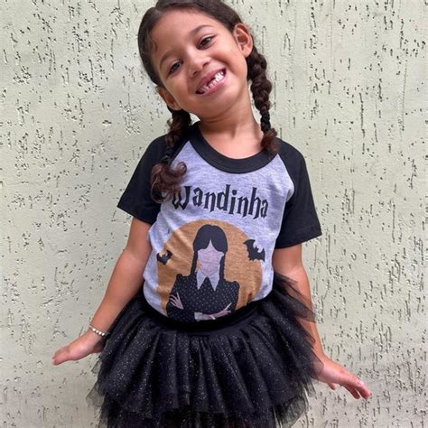 Blusa Da Wandinha Preta Compre Produtos Personalizados No Elo7