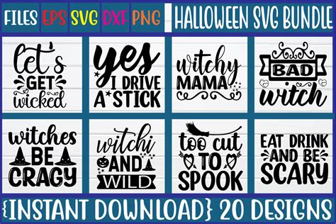 Halloween Svg Bundle By Print Store Thehungryjpeg