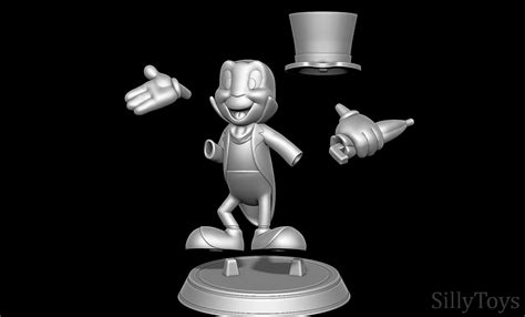 Jiminy Cricket Pinocchio 3d Model By Sillytoys