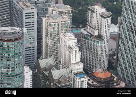 Kuala Lumpur Malaysia 4th Sep 2017 Thunder Clouds Over Kuala Lumpur