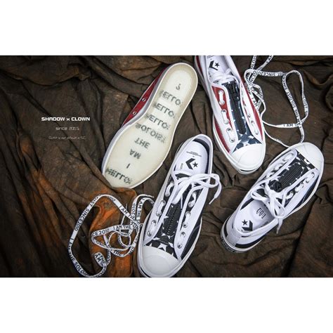 Ni Sense 】converse X The Soloist Jack Purcell Ox 黑白紅 蝦皮購物