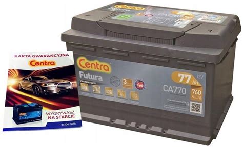 Centra Futura P 77AH 760A CA770 Opinie I Ceny Na Ceneo Pl