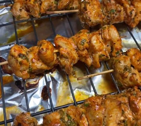 Easy Oven Grilled Chicken Skewers Recipe