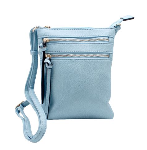 Double Zipper Cross Body Bag - Best of Everything | Online Shopping