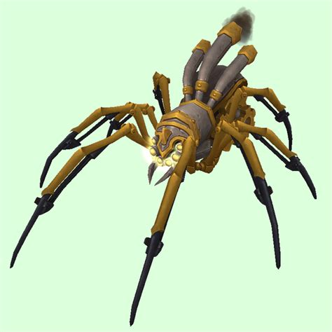 Gold Mechanical Spider - Pet Look | Petopia - Hunter Pets in the World ...