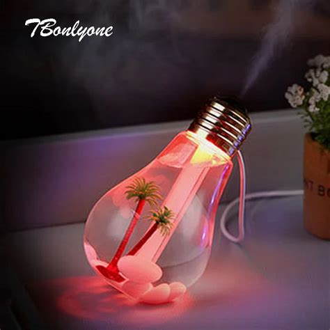 Tbonlyone Ml Bulb Humidifier With Aroma Lamp Filter Type Water