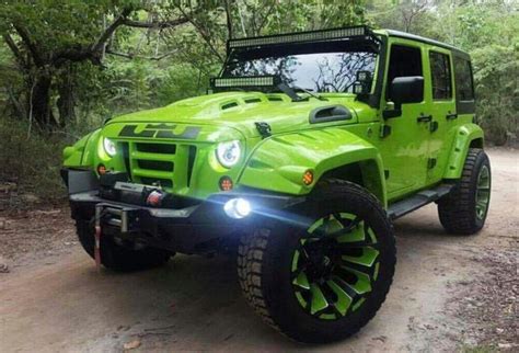 Lime Green Jeep Wrangler Accessories