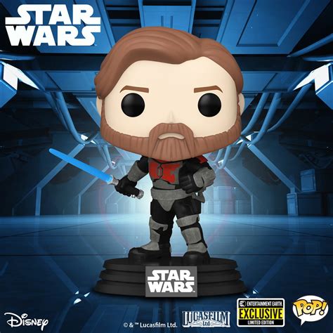 Star Wars The Clone Wars Obi Wan Kenobi Mandalorian Armor Funko Pop