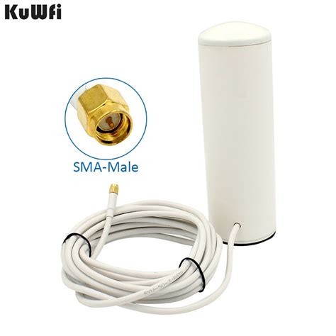 3G 4G Lte Booster Antenna Indoor Outdoor Antenna With 5m Cable For Signal Booster With SMA Male ...