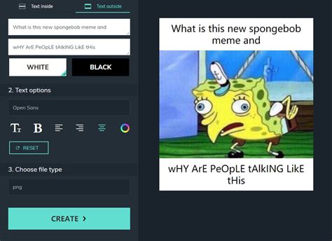 Spongebob Mocking Meme Text Generator