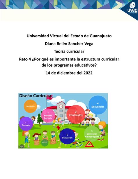 Sanchez Diana R U Trabajos Teoria Curricular Uveg Studocu