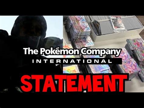 OFFIZIELLES Statement Zu Den Geklauten POKEMON KARTEN YouTube