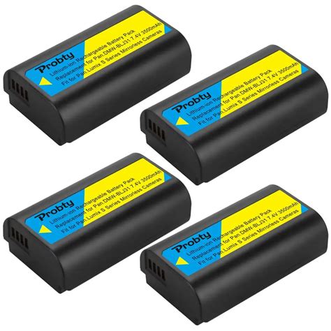 PROBTY 4PCS 3500mAh DMW BLJ31 DMW BLJ31 LG Li Ion Cells Battery For