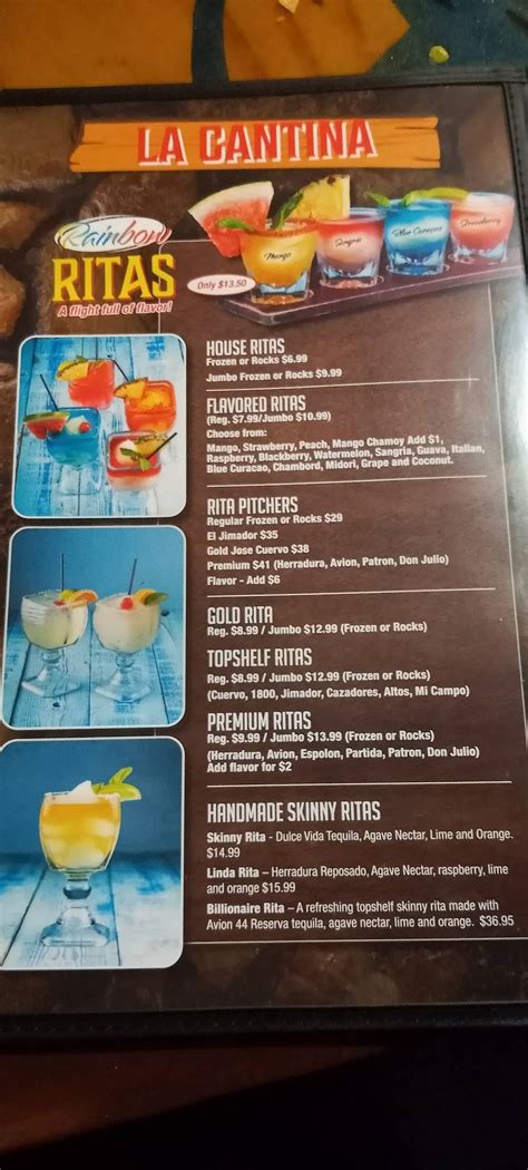 Menu At El Refu Pub And Bar Humble