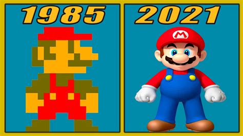 EVOLUTION OF SUPER MARIO GAMES 1985 2021 YouTube