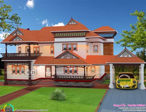 Traditional Kerala Home 3107 Square Feet Kerala Home Design Bloglovin