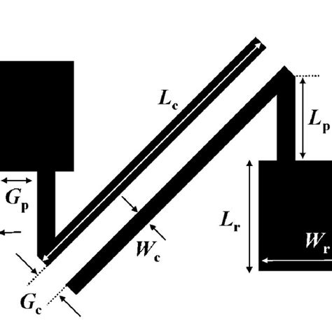 Geometrical Structure Of The Proposed Uwb Bpf With A Wide Stopband