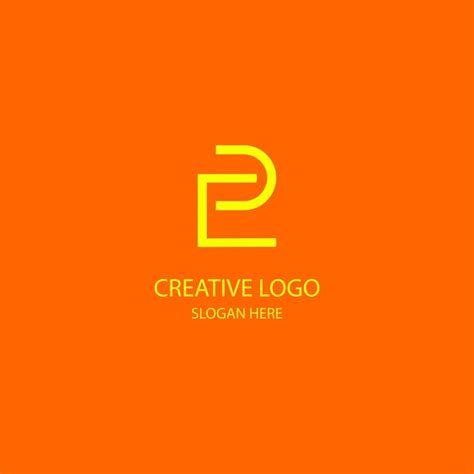 Logo Monogramme Abstrait Vecteur Premium