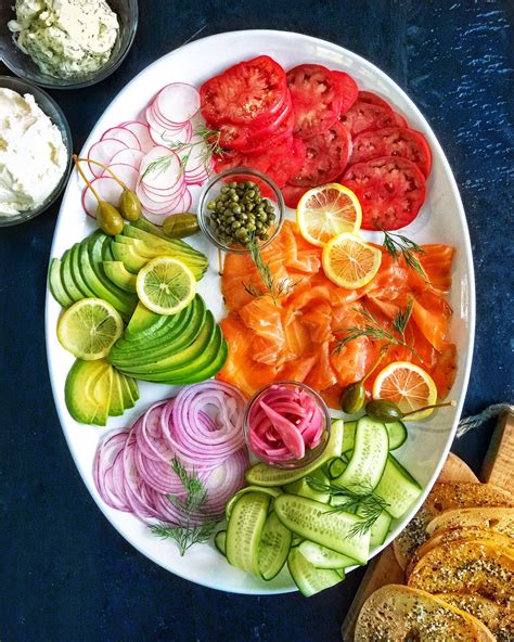 Smoked Salmon Platter Presentation