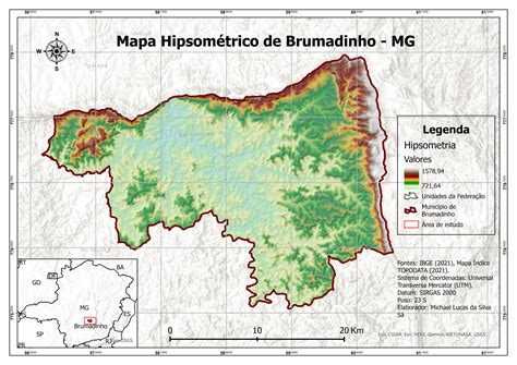 Mapa Hipsométrico Spatialnode