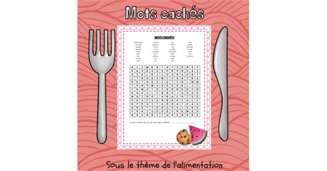 Mots Cach S Alimentation