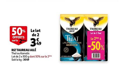 Promo Riz Taureau Ailé chez Auchan iCatalogue fr