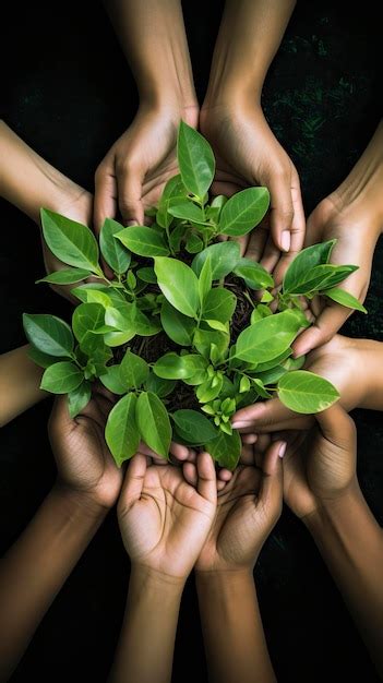 Luvas de mão que definem um bom ambiente Feliz Dia do Meio Ambiente