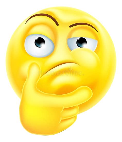 Emoji Thinking Free Stock Photos Stockfreeimages