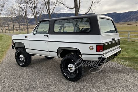 Lot 994 1974 Chevrolet K5 Blazer Custom Suv Barrett Jackson