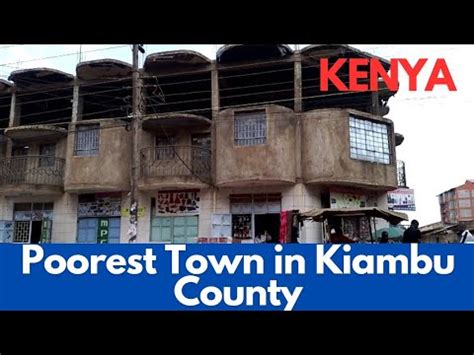 The Poorest Town In Kiambu County Kenya Wainton YouTube