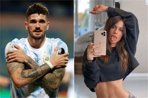 Rodrigo de Paul reaccionó picante a una foto de Tini Stoessel en bikini