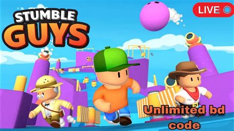 Unlimited Block Dash Stumble Guys Live Now In Hindi Join In Room