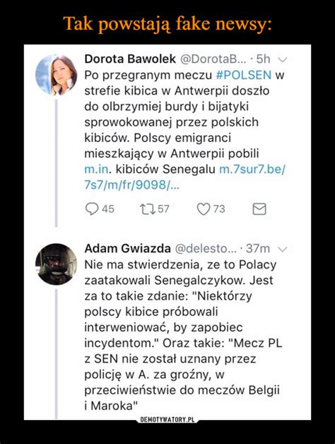 Tak powstają fake newsy Demotywatory pl