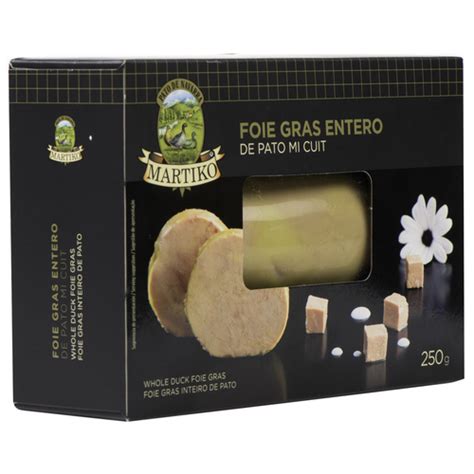 Martiko Foie Gras De Pato De Navarra Entero Mi Cuit Martiko G