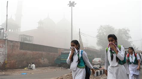 La contaminación ambiental la pagan los niños Nueva Delhi ordena