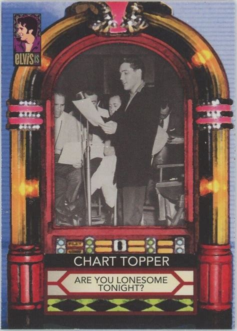 2007 Press Pass Elvis Is Elvis Presley Chart Topper Insert Are You