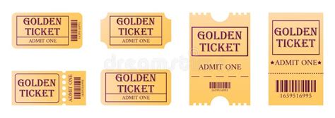 Circus Party Or Cinema Vector Vintage Admission Tickets Templates