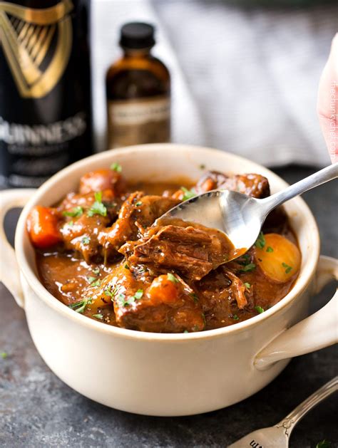 Guinness And Coffee Irish Beef Stew The Chunky Chef